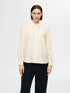 Selected Femme Alicia cupro shirt birch